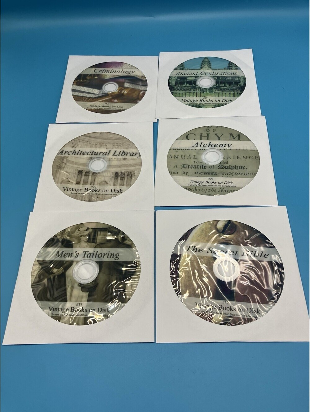 Vintage Books on Disc Set 6 The Secret Bible, Ancient Civilizations, Plus More